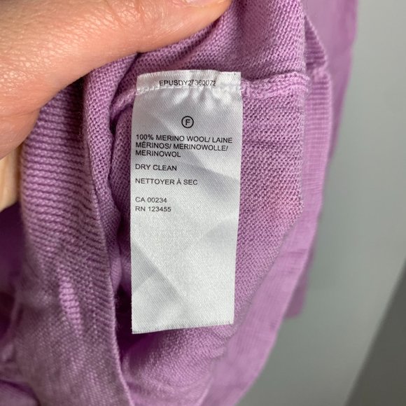 Lord & Taylor Extra Fine Merino Wool Sweater XS - Picture 3 of 4